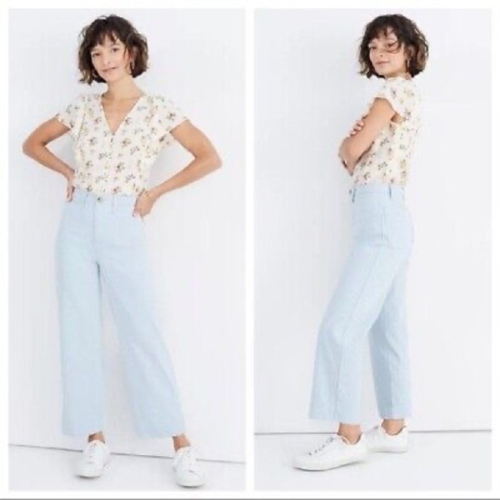 Madewell Emmett fit Light Blue Pants